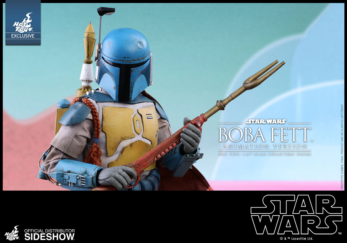 Star Wars Boba Fett Animation Version Sixth Scale Figure By