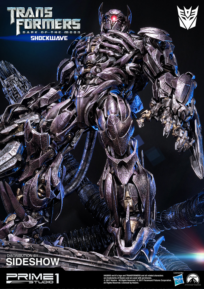 transformers shockwave statue by