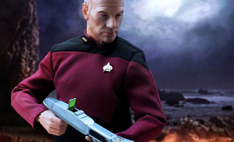 Gallery Feature Image of Captain Jean-Luc Picard Sixth Scale Figure - Click to open image gallery