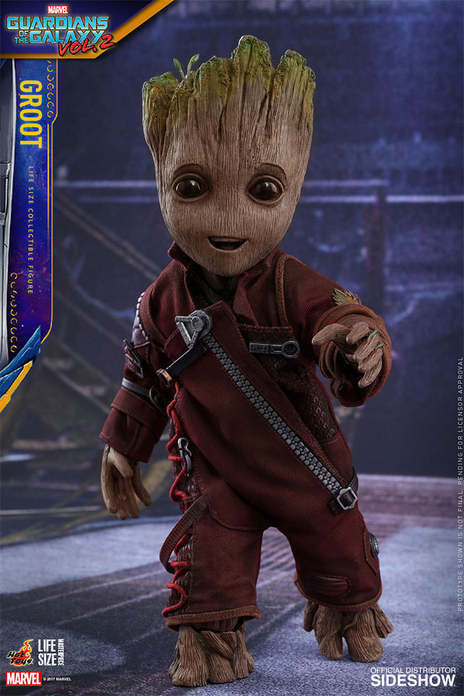 hot toys groot guardians of the galaxy 2