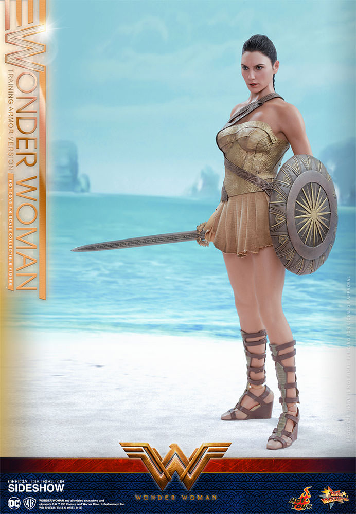 hot toys wonder woman training armor
