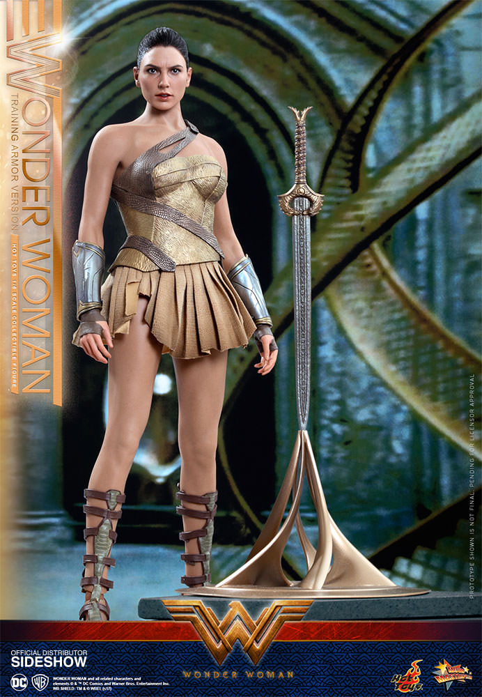 hot toys wonder woman training armor