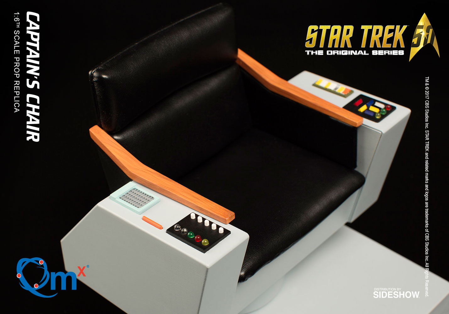 Star Trek Captains Chair Sixth Scale Figure Accessory By Qua