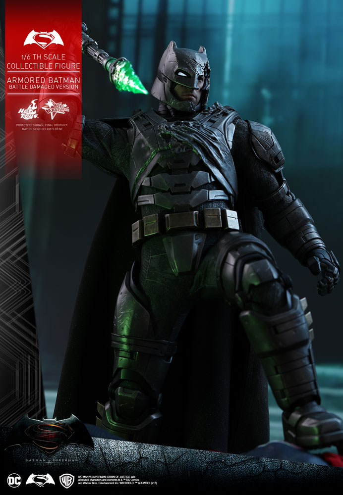 armored batman battle damaged version