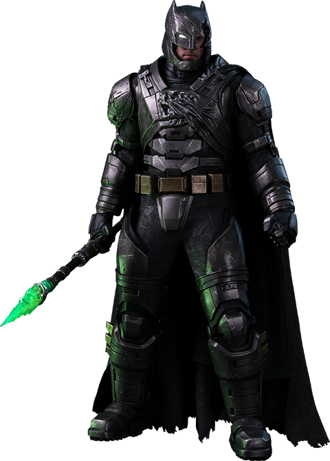 armored batman battle damaged version