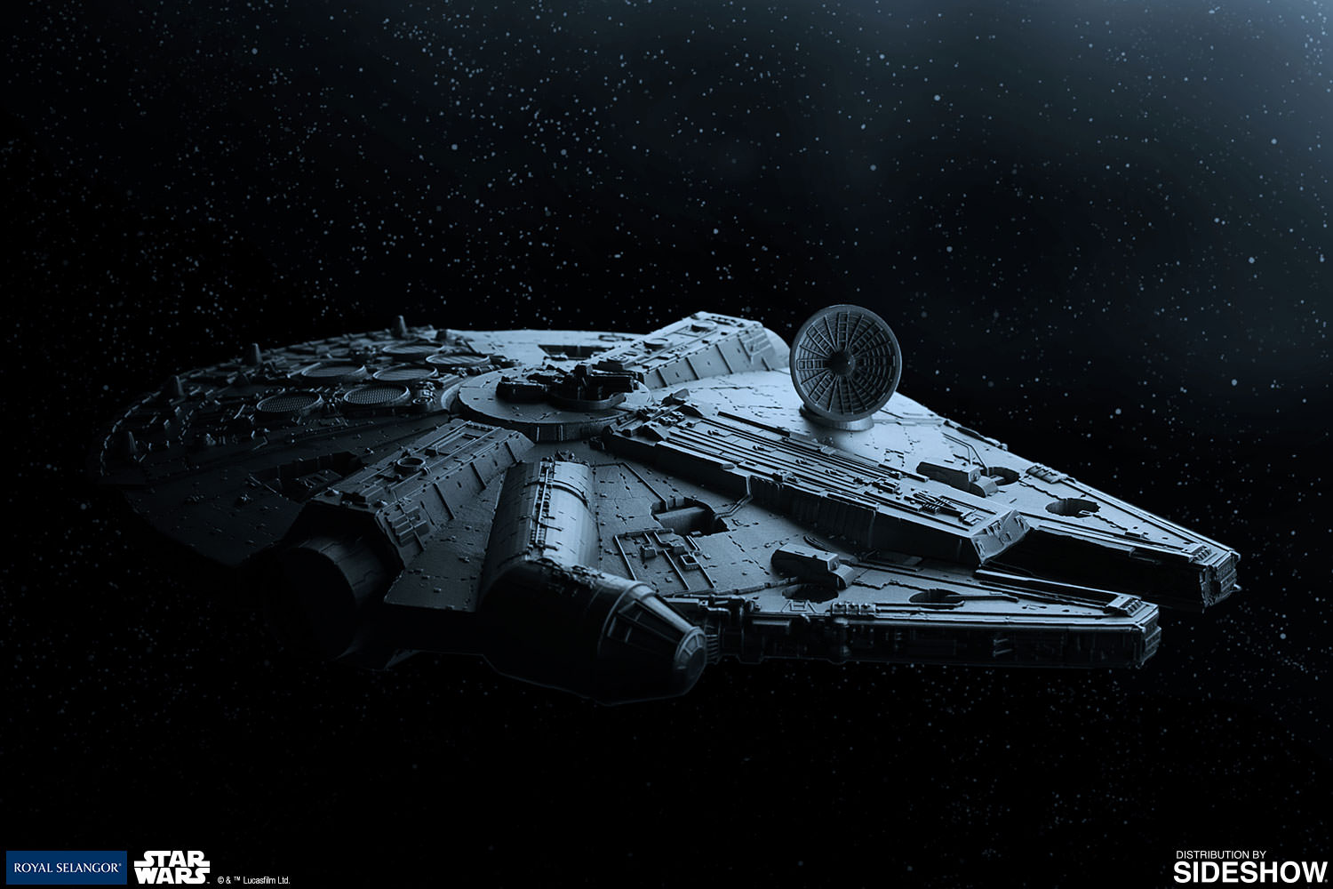 Star Wars Millennium Falcon Pewter Collectible by Royal Sela | Sideshow  Collectibles