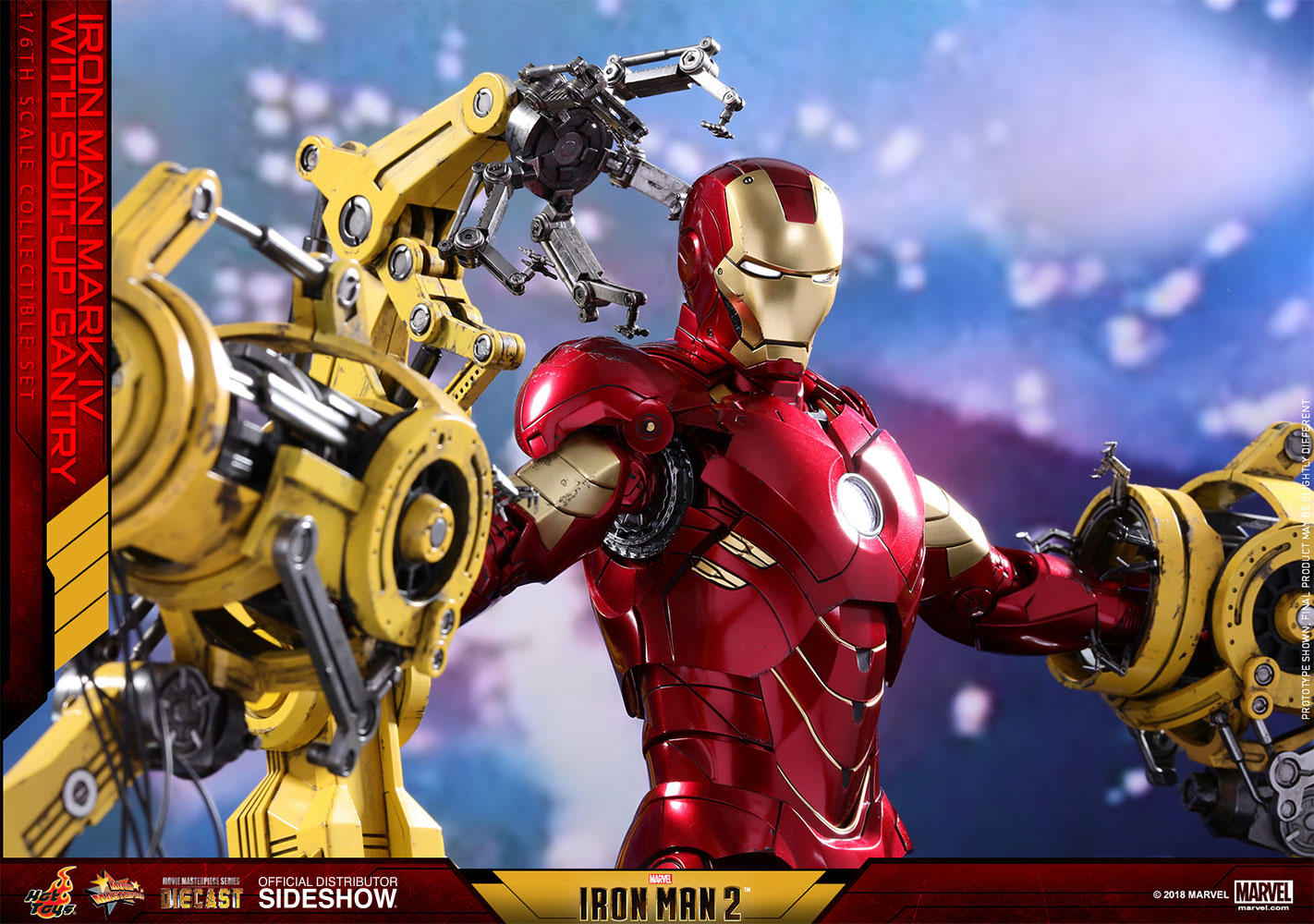 hot toys iron man with gantry