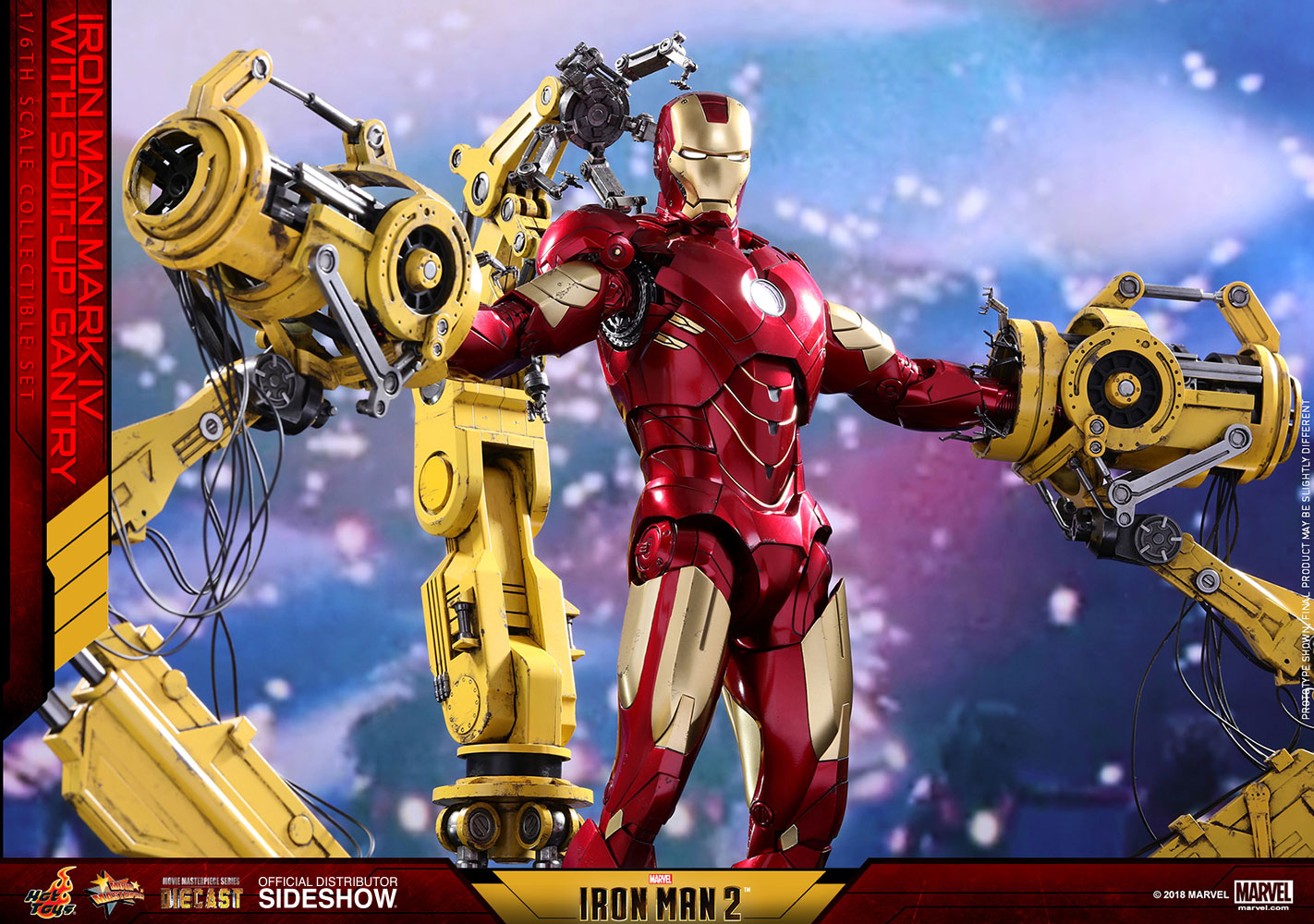 hot toys iron man mark iv suit up gantry