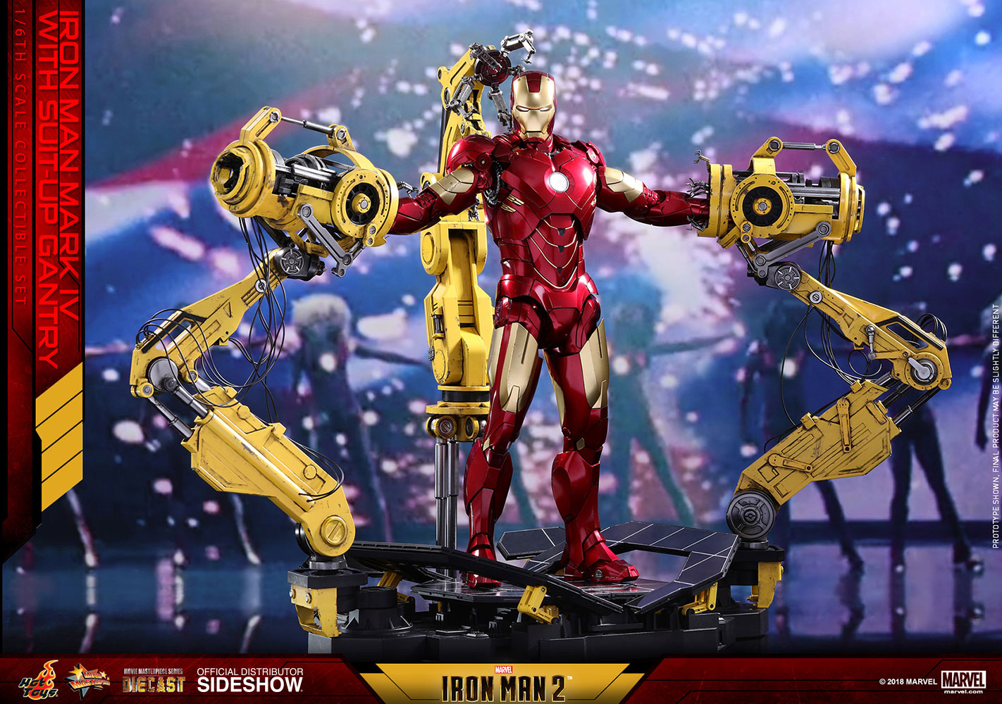 Iron Man Mark IV Suit-Up Gantry by Hot 