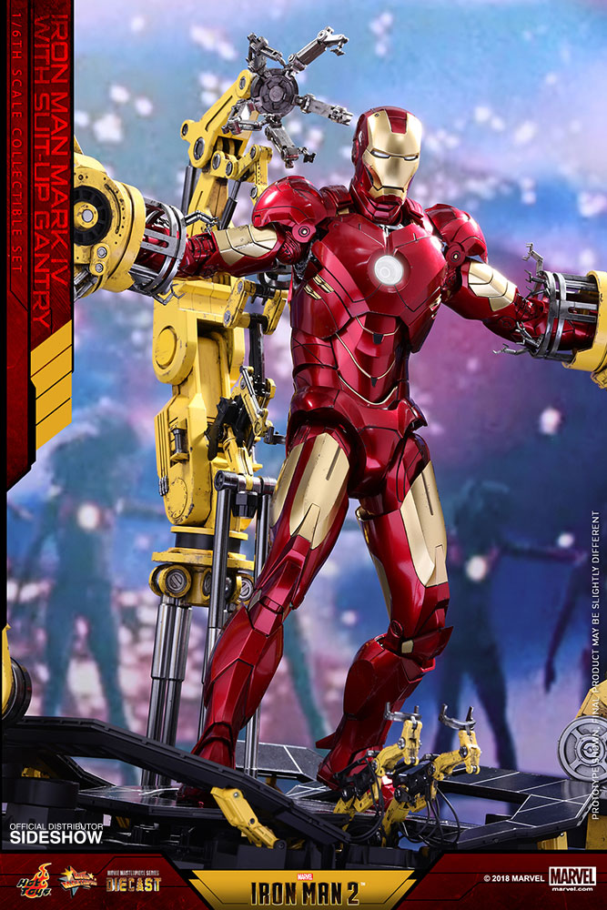 hot toys iron man mark iv suit up gantry