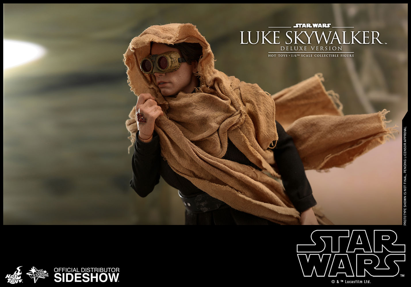 sideshow luke skywalker deluxe