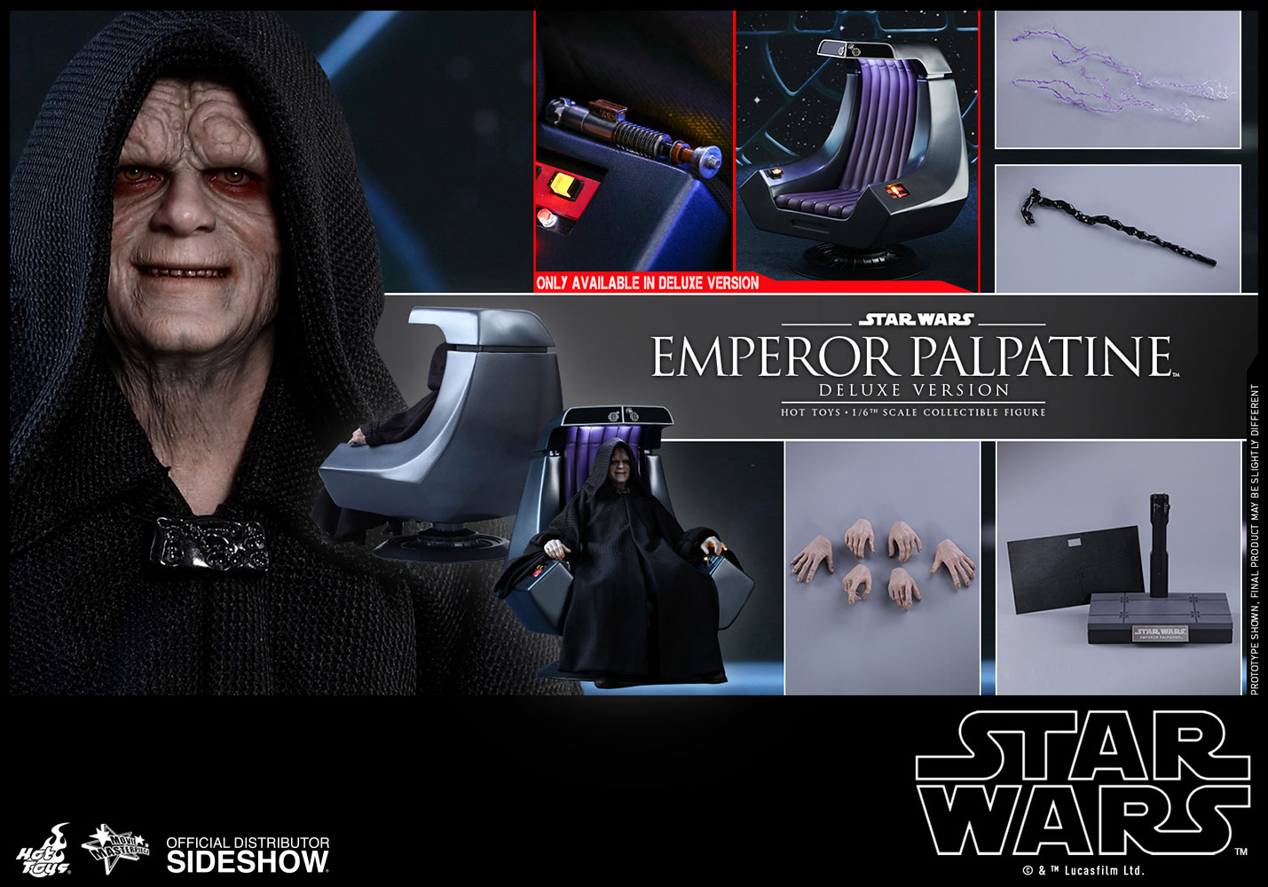 hot toys emperor palpatine deluxe