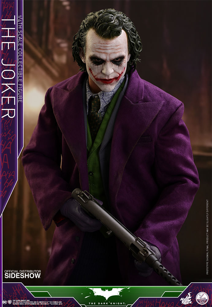 the joker quarter scale figure by hot toys