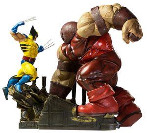 Wolverine vs Juggernaut Diorama