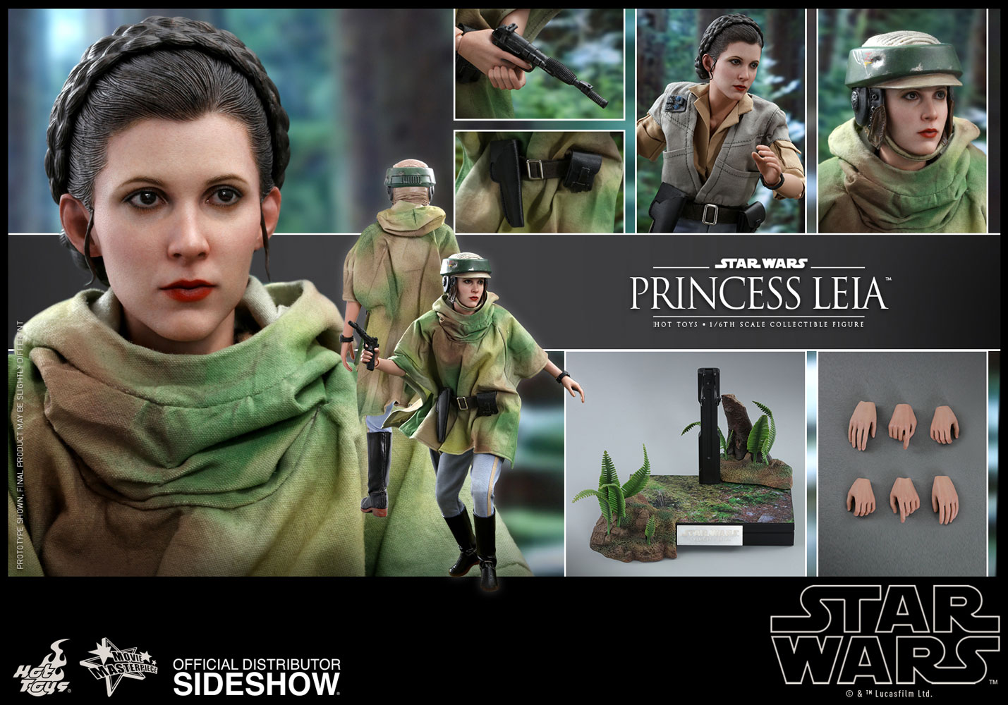 Star Wars Princess Leia Sixth Scale Figure By Hot Toys Sideshow
