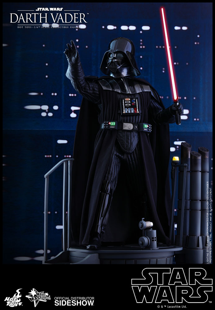 darth vader sixth scale figure by hot toys
