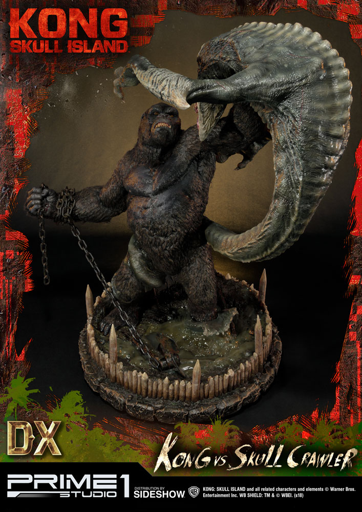 Kong Skull Island Kong Vs Skull Crawler Deluxe Version Stat