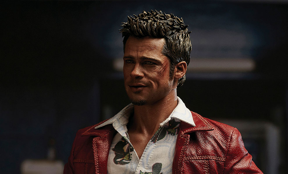 Fight Club Tyler Durden Red Jacket Version Sixth Scale Figur.