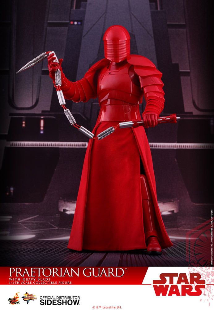 Hot Toys Star Wars Praetorian Guard HB Black /& Red Body Suit loose 1//6th scale