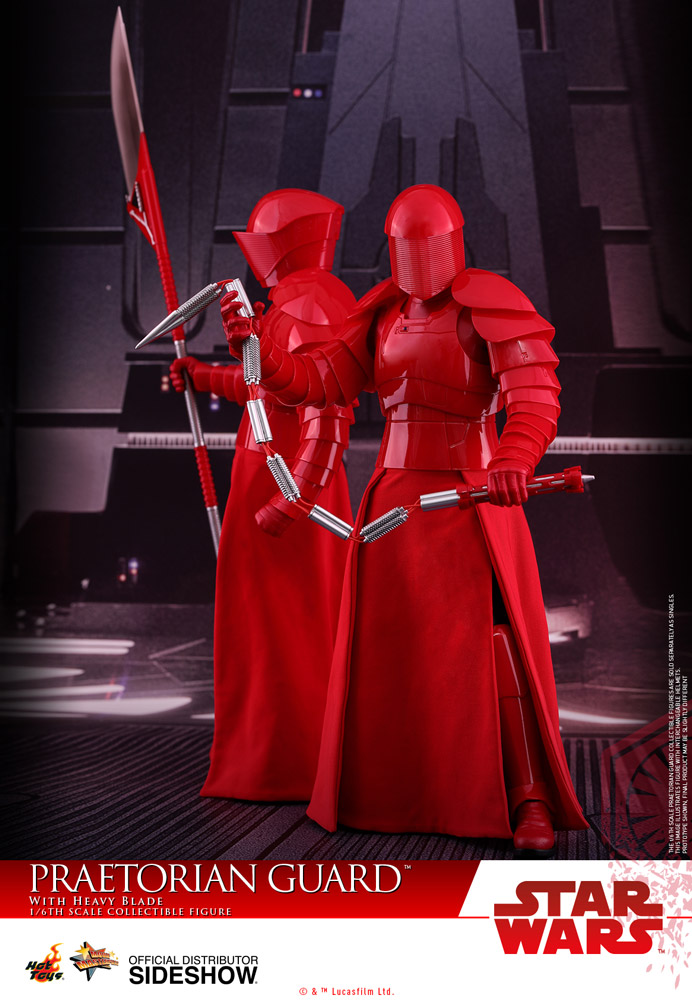 Hot Toys Star Wars Praetorian Guard HB Black /& Red Body Suit loose 1//6th scale