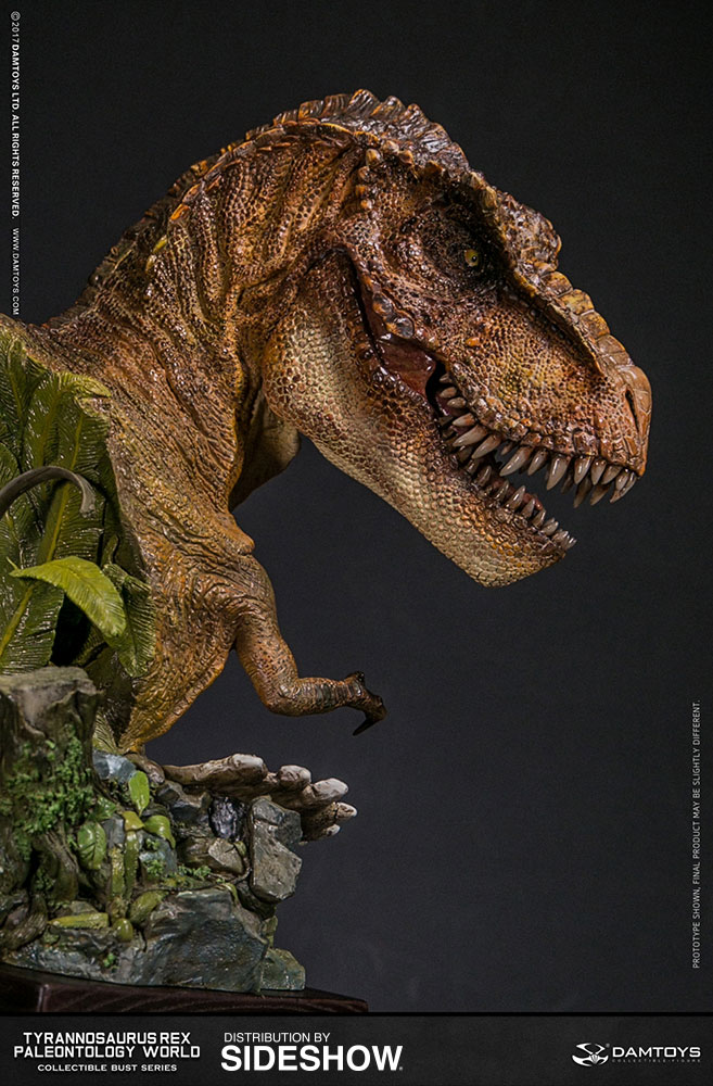 t rex bust by