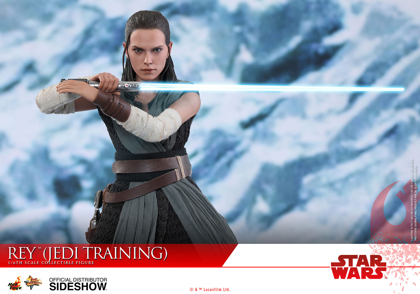 rey jedi training hot toys