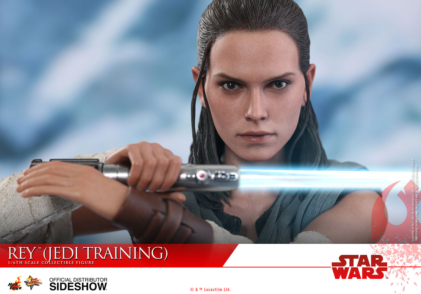 hot toys rey jedi training