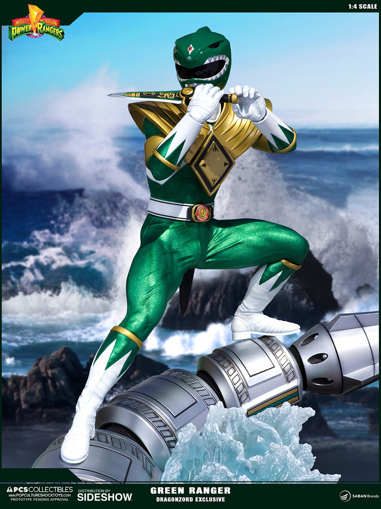 mighty morphin power rangers green ranger dragonzord