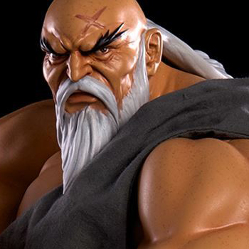 Statue Street Fighter - Gouken Mixed Media 1/4 Par Pop Culture Shock (neuve)