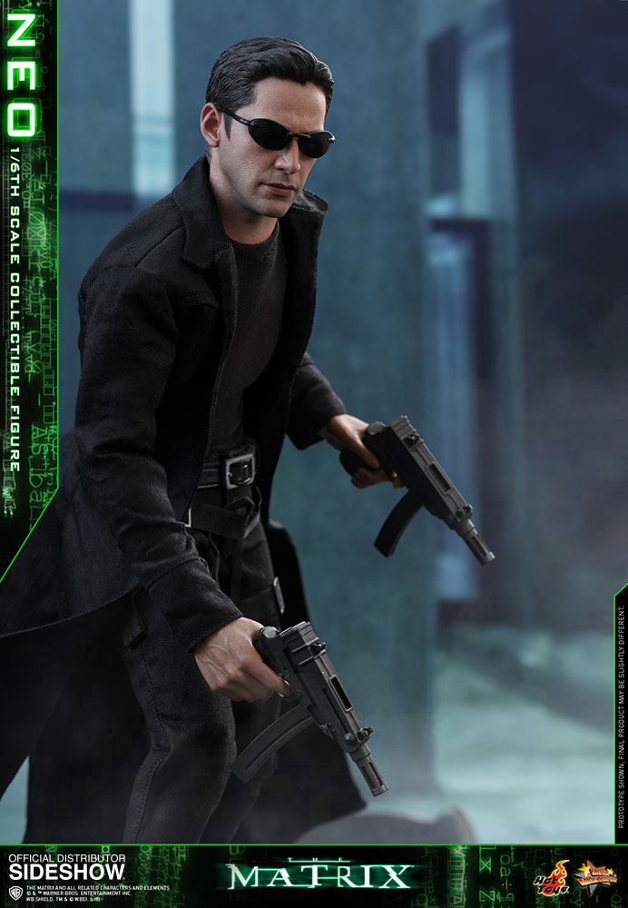 Hottoys HT MMS466 1//6th The Matrix NEO Arms gun Model B For 12/" Figure