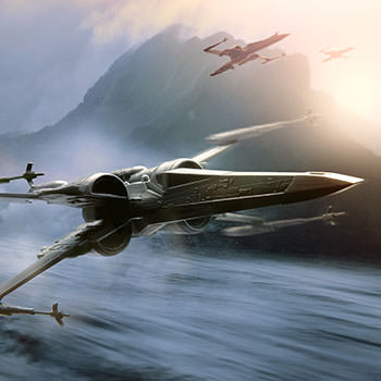 X-Wing Starfighter Star Wars Pewter Collectible