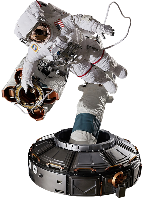 small astronaut figure