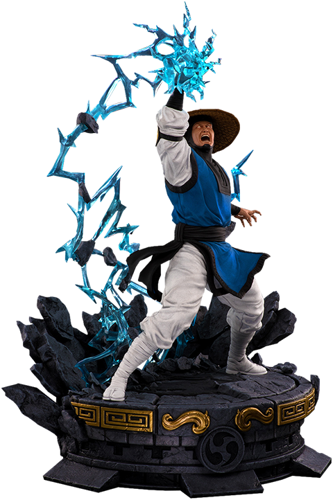 mortal kombat raiden statue