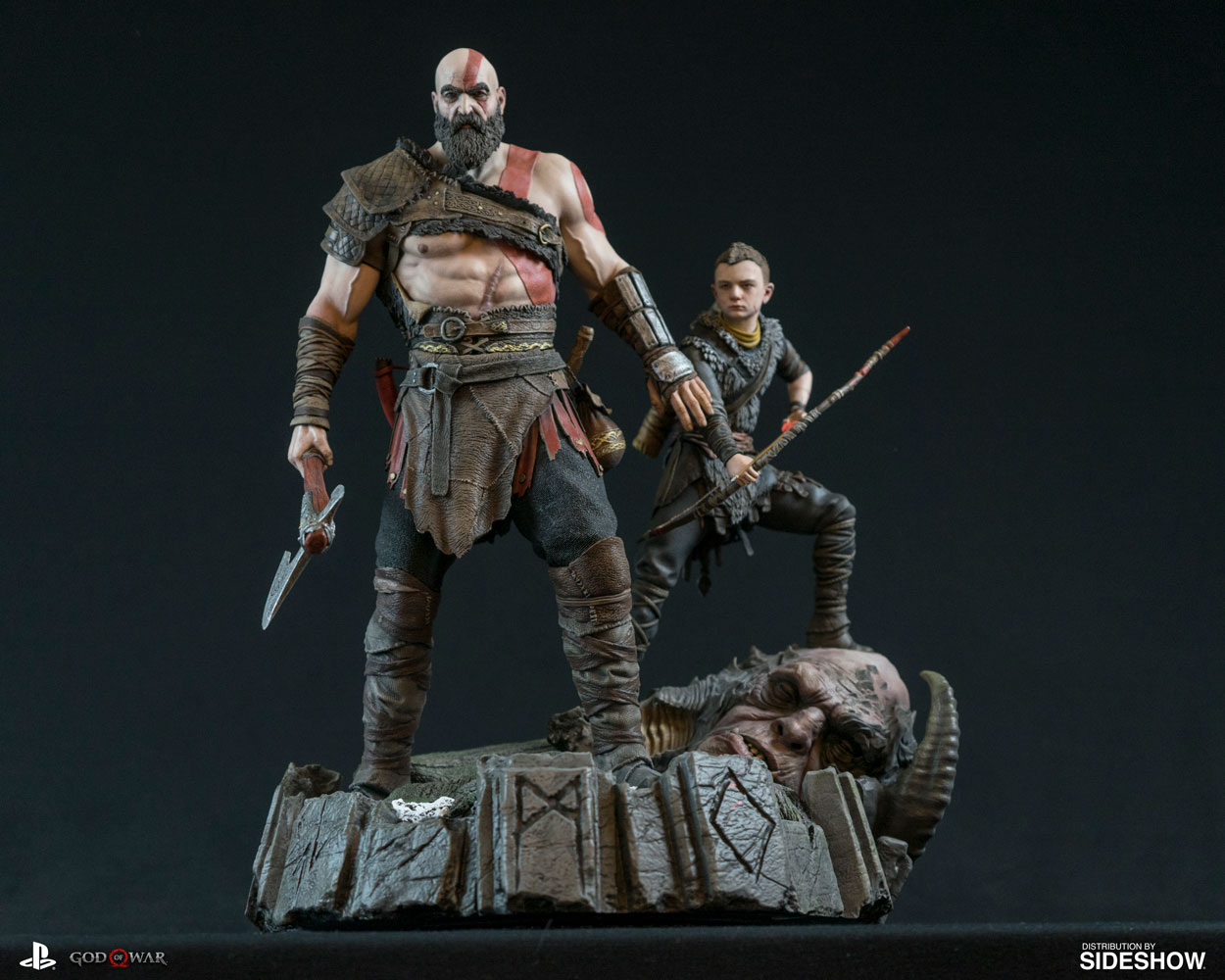 action figure kratos e atreus