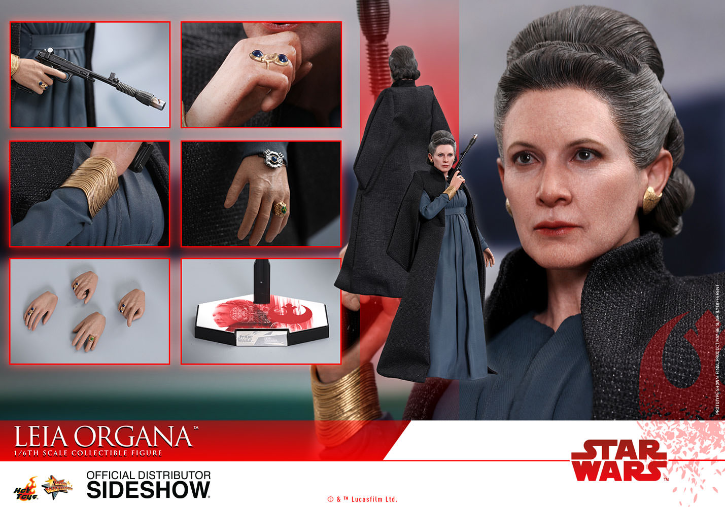 leia organa hot toys
