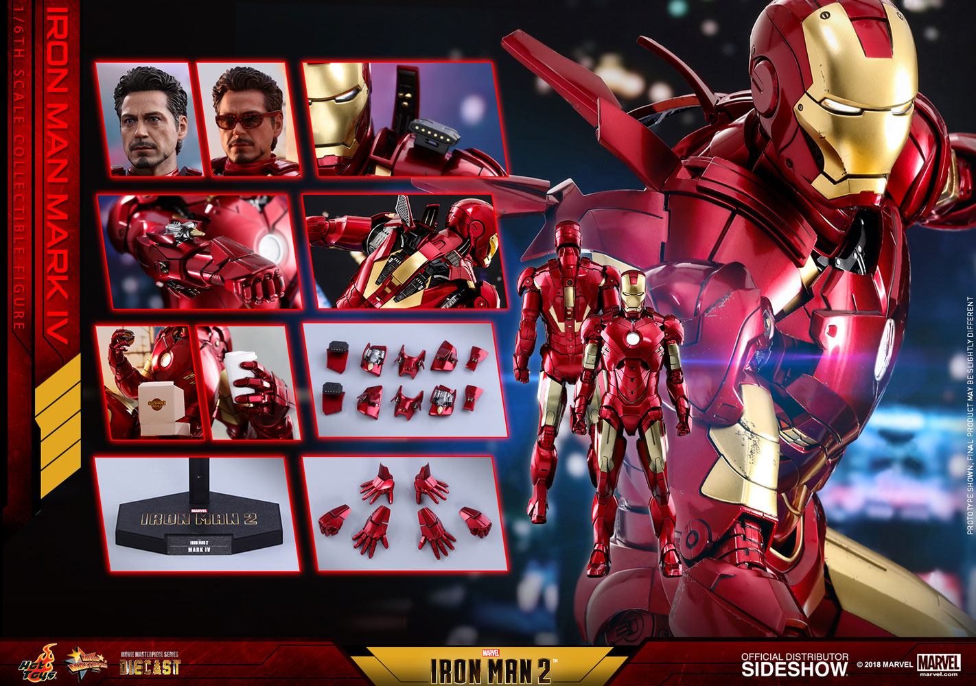 Iron Man Mark IV Figure by Hot Toys 