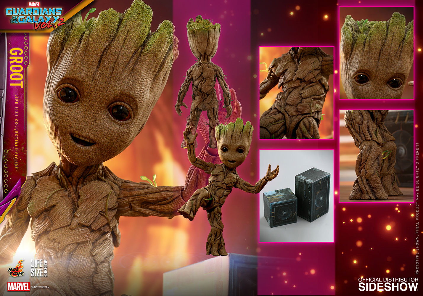 Guardians of the Galaxy Baby Groot Life-Size HT LMS005 26CM Action Figure 2019