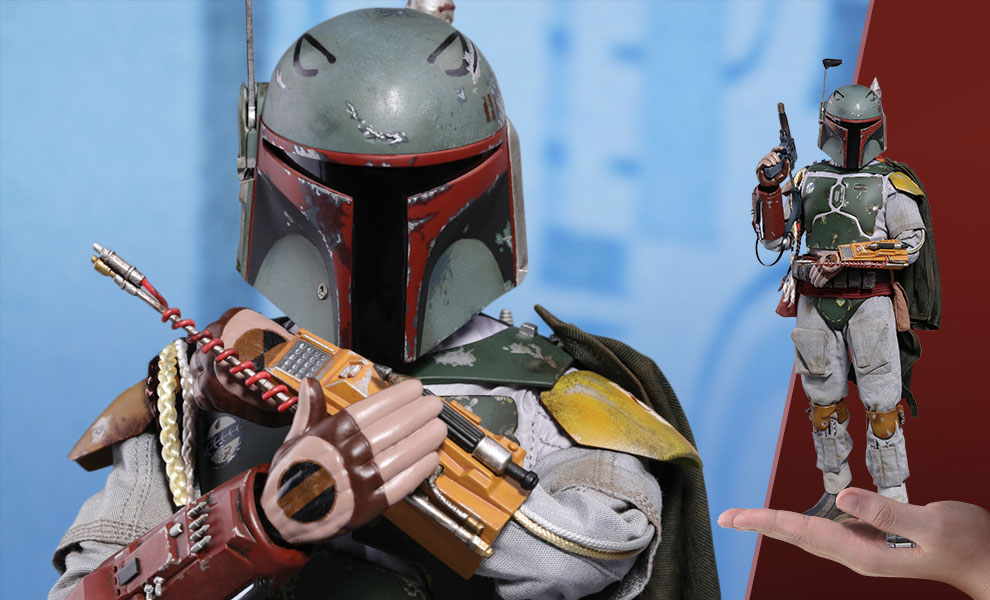 Gallery Feature Image of Boba Fett Deluxe Version Sixth Scale Figure - Click to open image gallery