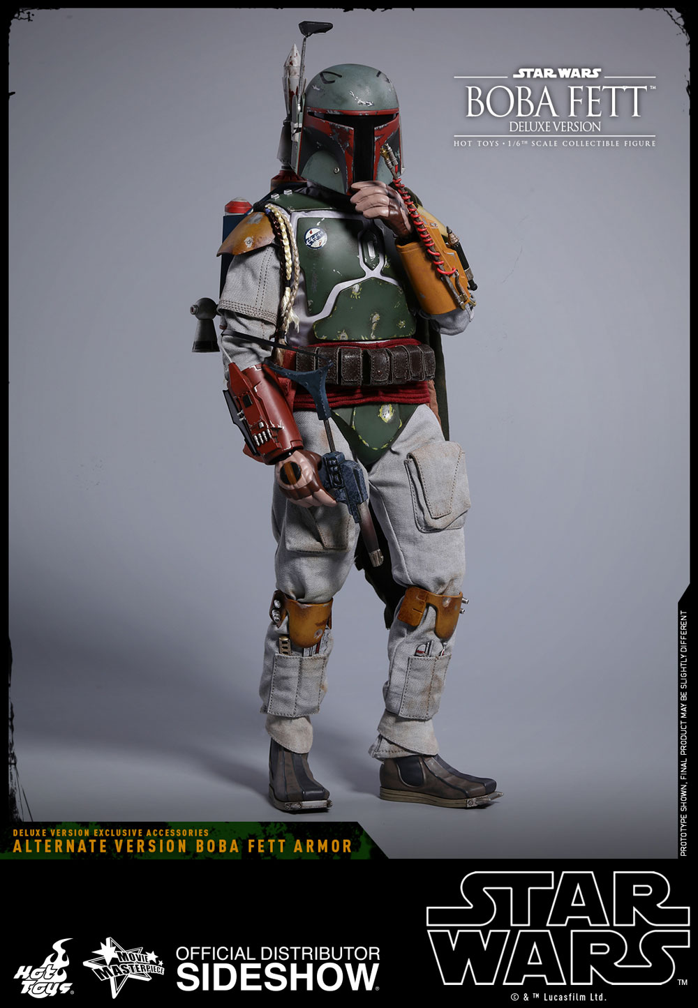 Hot Toys Star Wars ESB Boba Fett DELUXE MMS464 Belt & Pouches loose 1/6th scale
