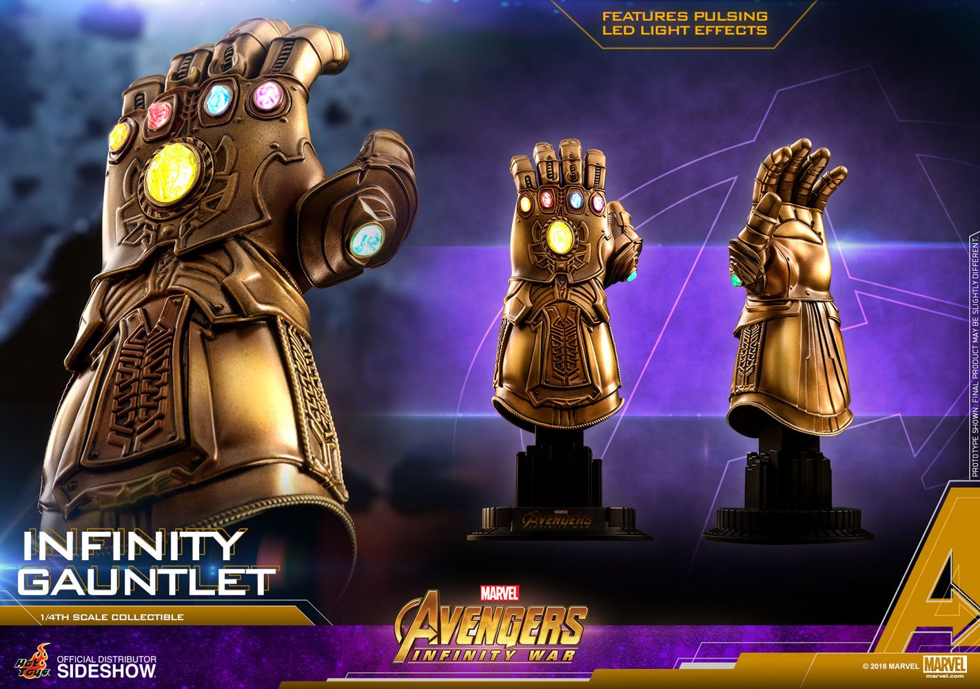 hot toys thanos infinity gauntlet