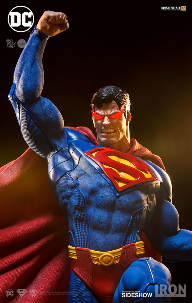 frank miller superman statue