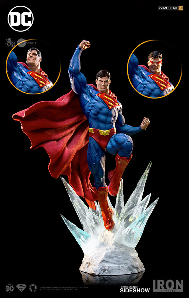 superman 1978 deluxe statue by iron studios