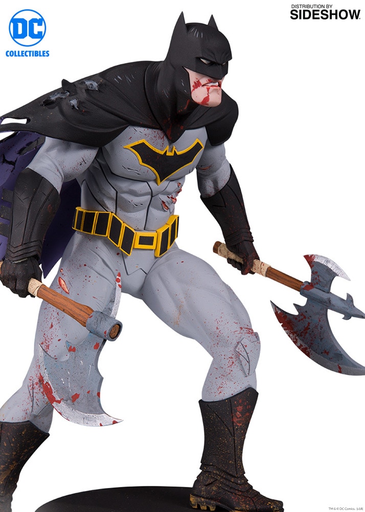 dark knight metal batman statue