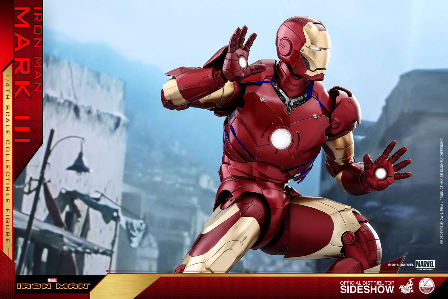 MARVEL Iron Man Mark III Quarter Scale Figure Hot Toys Sideshow 1/4 QS011 NOW! 