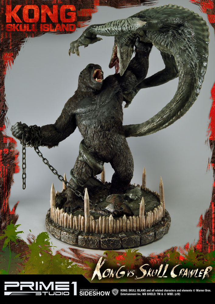king kong skull island statue