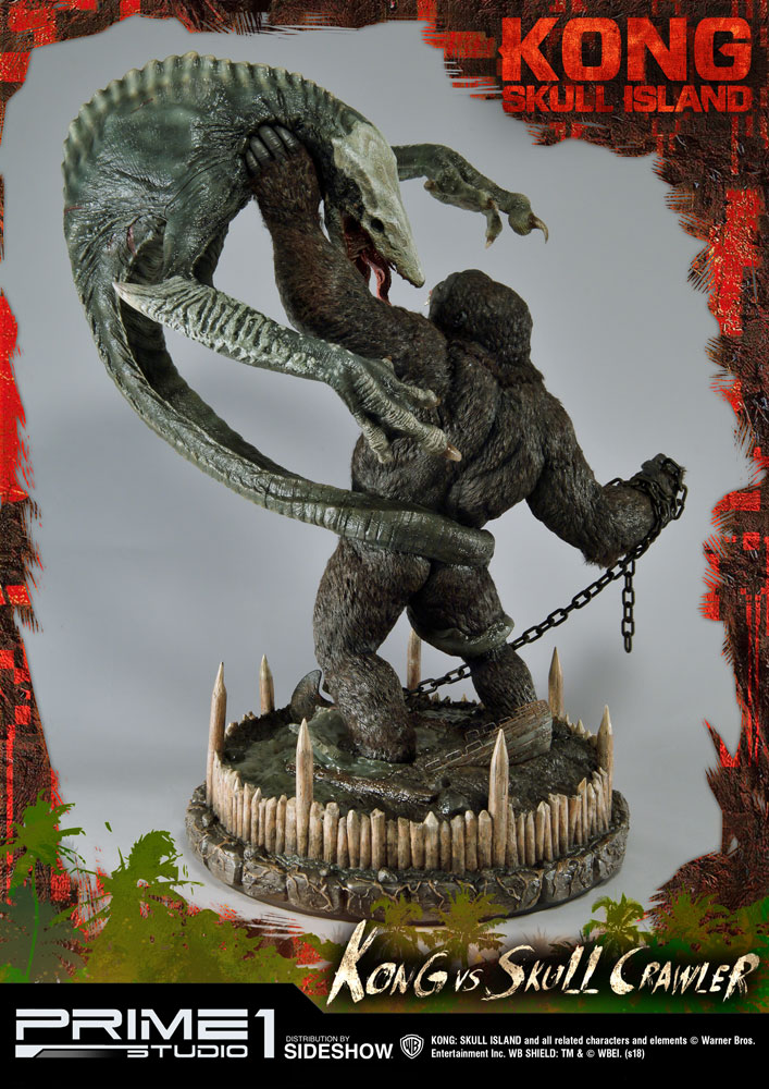 Kong Skull Island Kong Vs Skull Crawler Statue By Prime 1 S