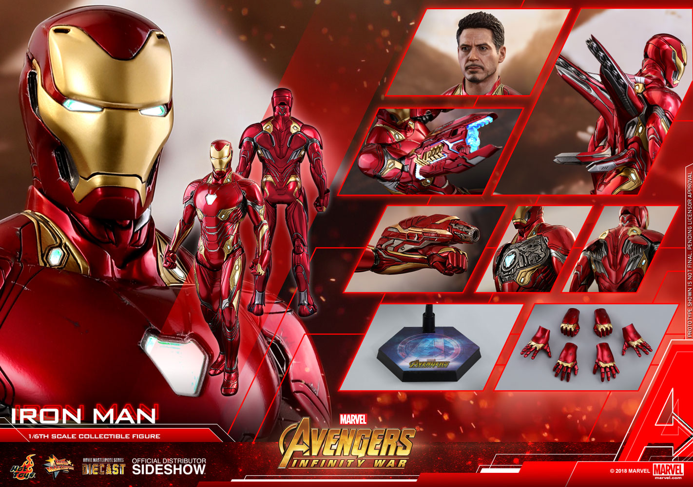 iron man mark 50 sideshow