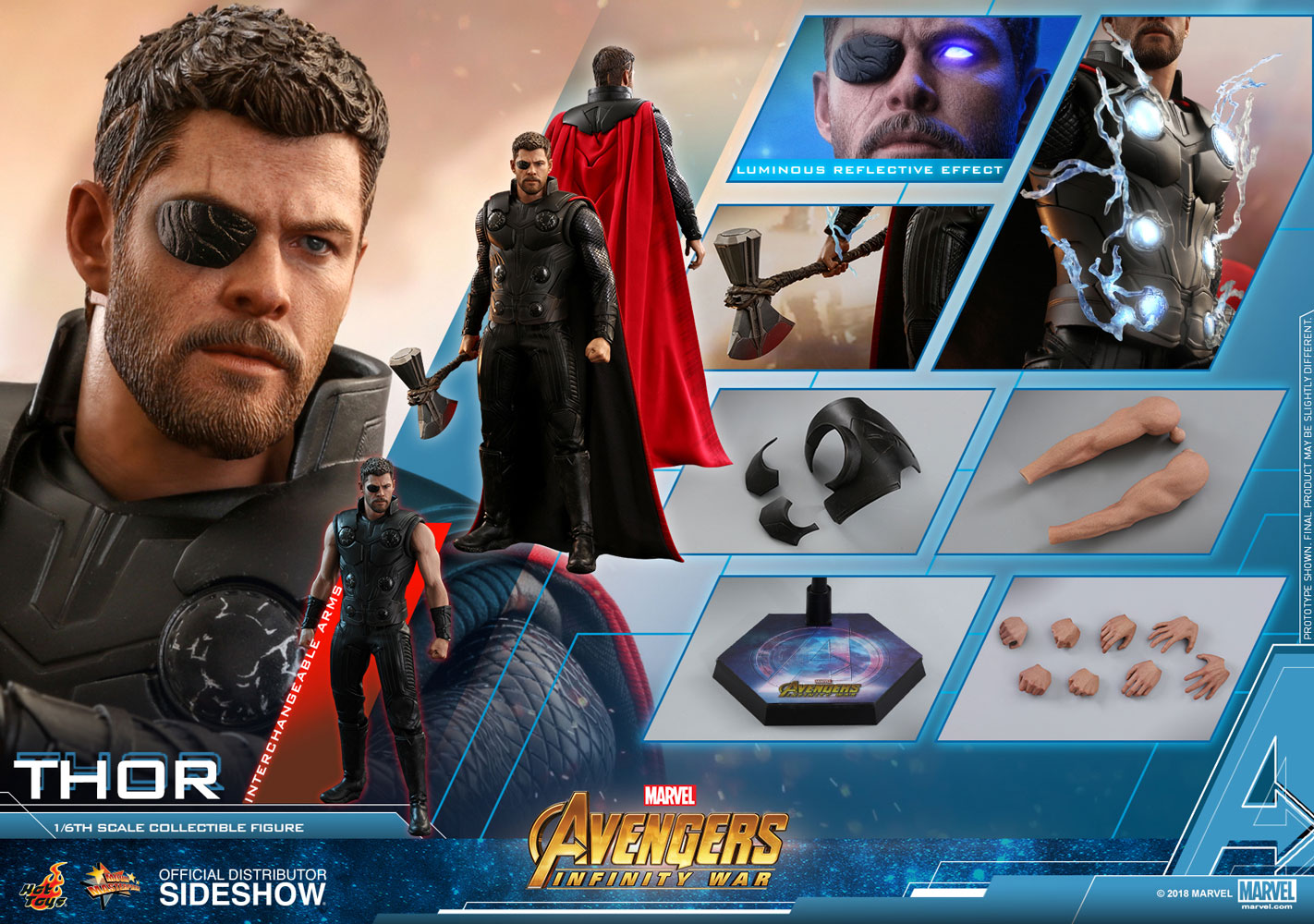 avengers infinity war thor figure