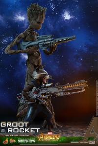 Gallery Image of Groot and Rocket Sixth Scale Figure
