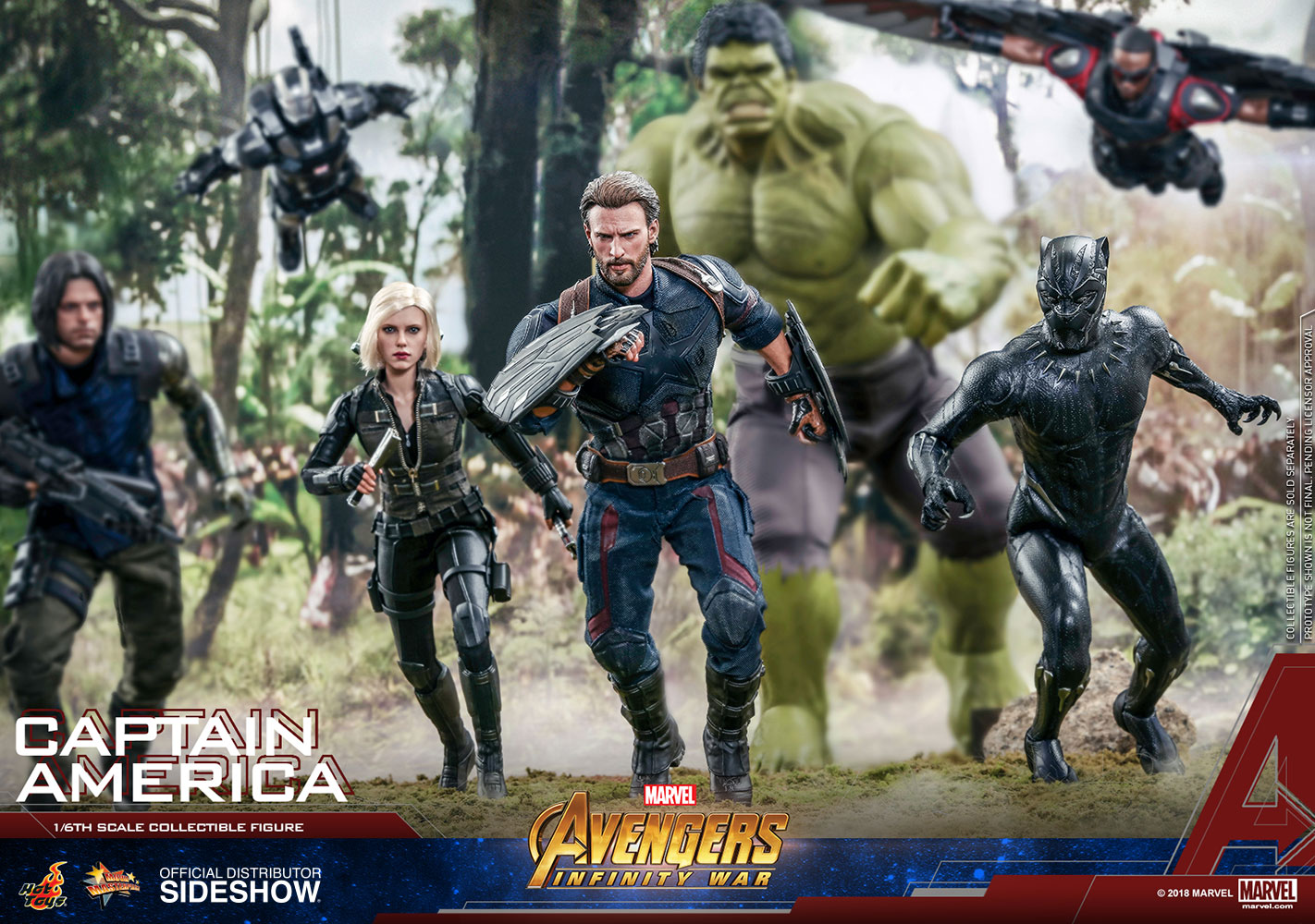 captain america hot toys infinity war